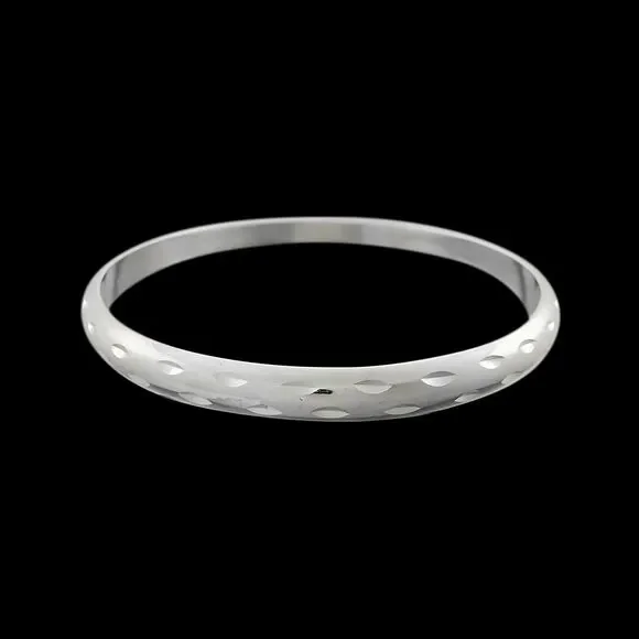 925 Sterling Silver Bracelet, 8 inch Bangle Bracelet, Wristlet, Armband,...